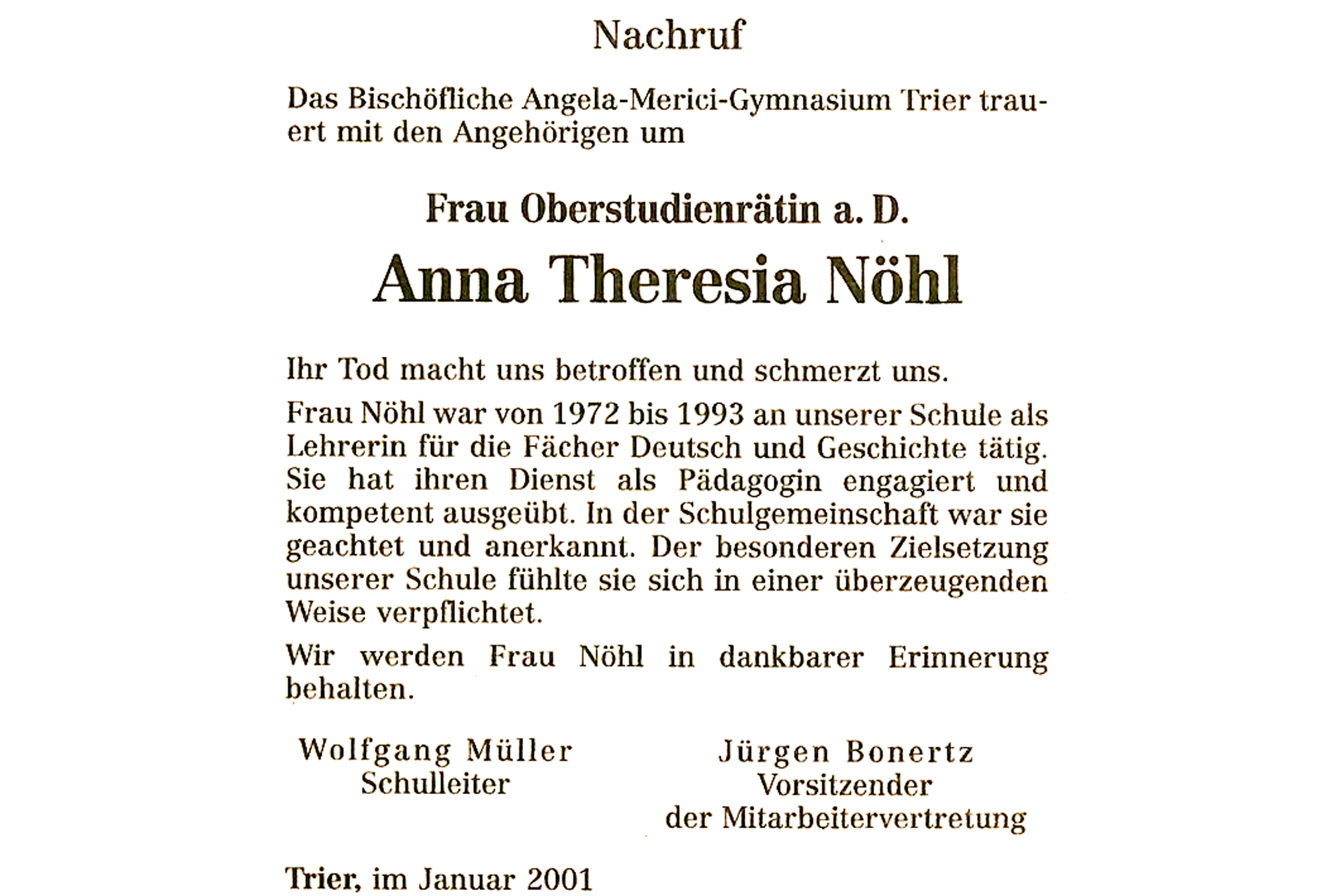 Anna Theresia Nöhl